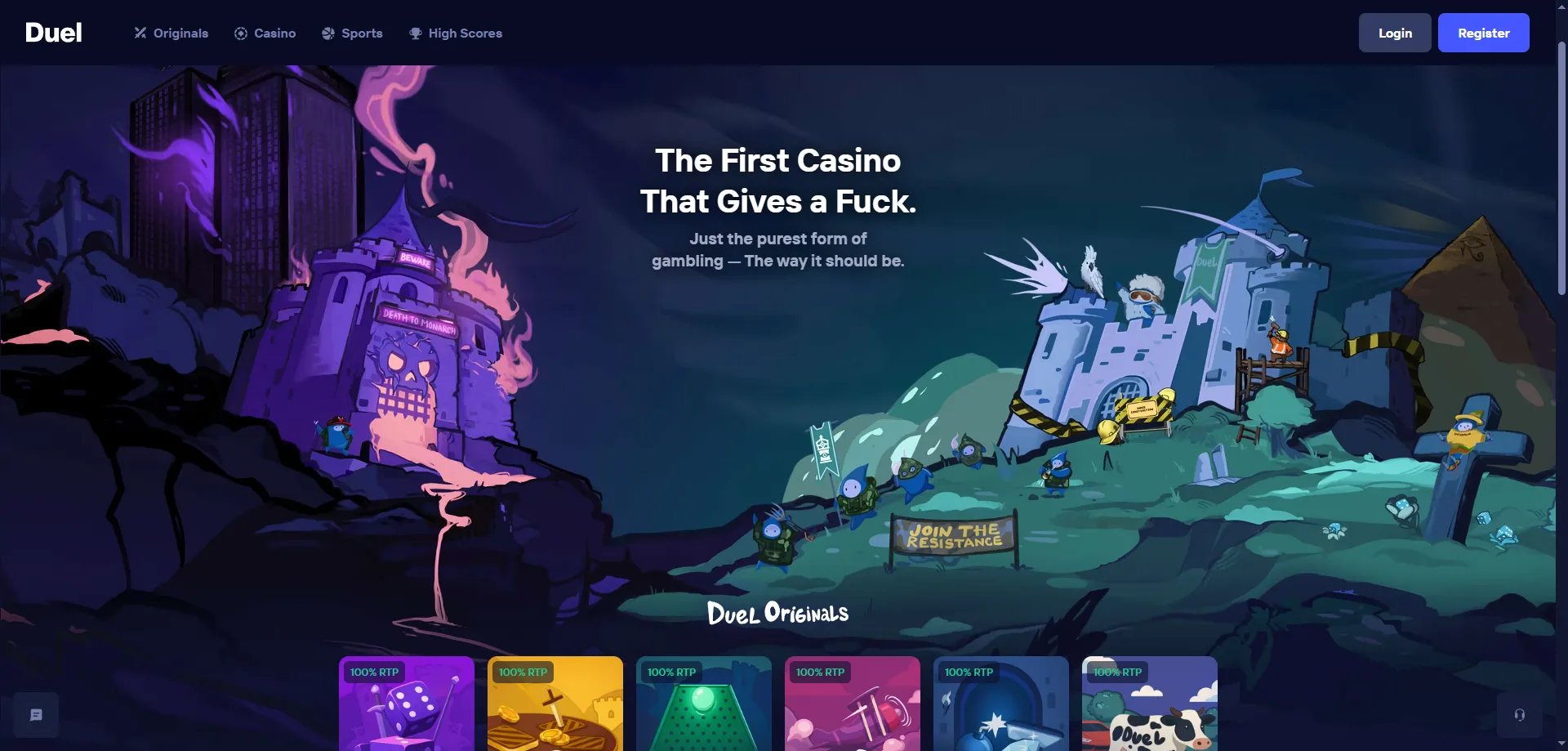Duel Casino BR &mdash; vis&atilde;o geral da plataforma de apostas online